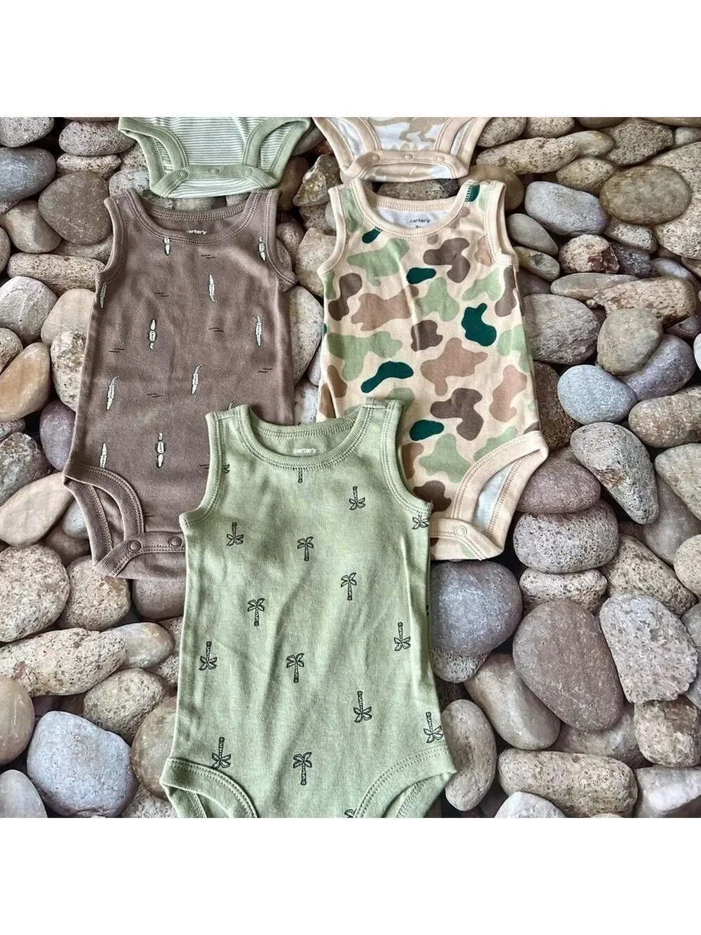 NWT CARTERS SLEEVELESS BODYSUIT SET